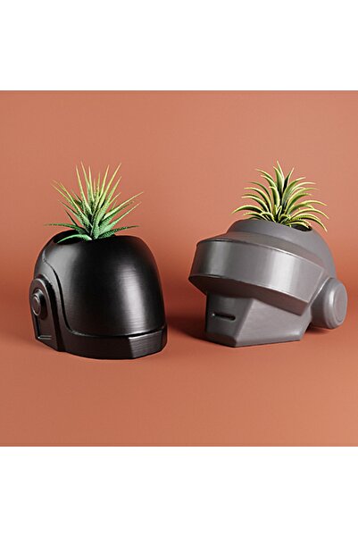 TuransoyCraft Daft Punk 2'li Saksı (15'ER CM)