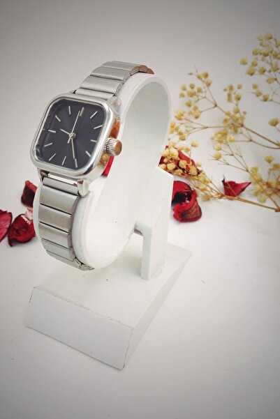 Re-Nox ساعة يد نسائية مربعة عتيقة