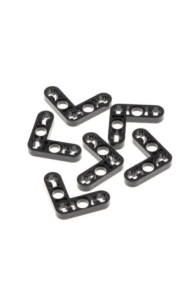 LEGO Orjinal Technic Moc Custom Liftarm Modified Bent Thin L-shape 3 X 3 Siya...