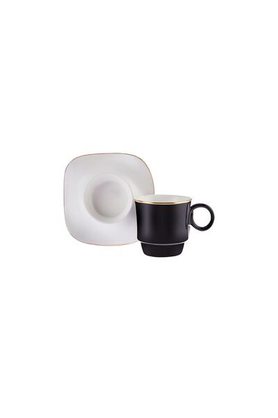 Karaca Bag Black 6 Person Coffee Cup Set 100 Ml