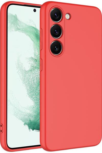 Case 4U Samsung Galaxy S23 Plus Uyumlu Kılıf Kamera Korumalı Içi Kadife Logos...