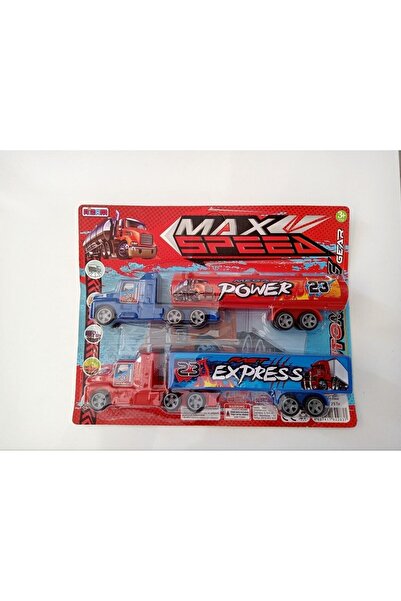 oyuncakçocuk dünyası مجموعة شاحنات مكونة من 2