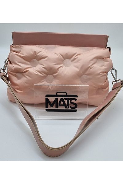 MATS ÇANTA Mats Clutch Puff Crossbody Bag Powder
