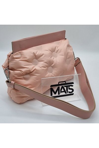 MATS ÇANTA Mats Clutch Puff Crossbody Bag Powder