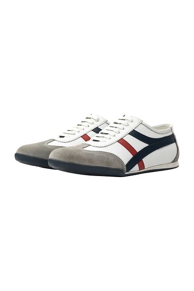 Dreimaster Maritim Sneakers aus Leder lymoa