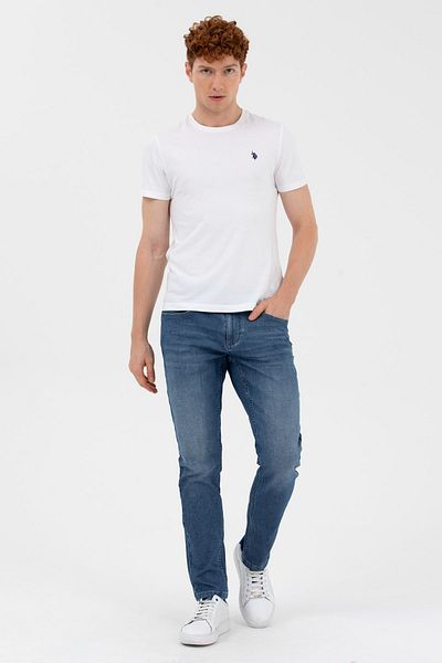 U.S. Polo Assn. Мъжки спортни дънкови панталони U.S. Polo 1583337 Kalvar 022 Син