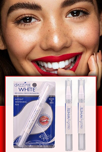 Uniquem 2 Adet Dazzling White Diş Temizleme Kalemi Diş Silgisi Acil Diş Kalemi