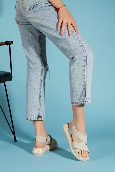MNShoes Bakka Kalın Taban Yazlık Sandalet