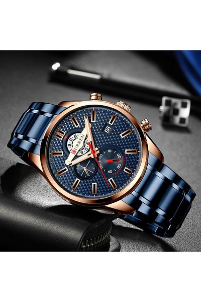 Curren 8352 Chronograph Steel Men's Wristwatch