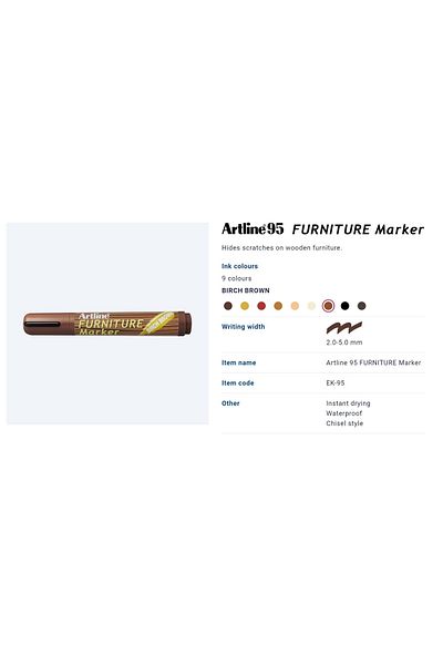 artline قلم تنقيح خشبي بيرش - بيرش (ek95)