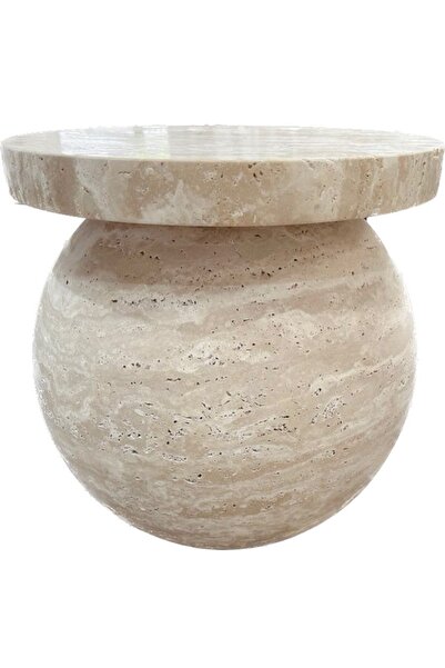 Sinem Şahin Mimarlık Mermer Yan Sehpa