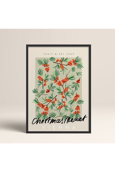 HOMEPACK Crna slika u drvenom okviru, uokviren poster, umetnički moderni zidn...