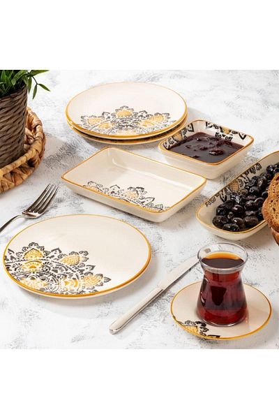 Mondecor Arabesque 24 Piece Breakfast Set Sgt-arabesque
