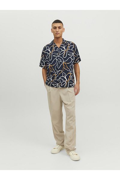Jack & Jones Patterned Short Sleeve Shirt- Blatropic