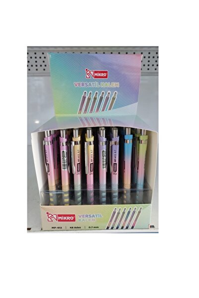 Mikro Versatil Kalem 0.7 Mm (mekanik Uçlu Kurşun Kalem) 413-48 (48 Li Paket)