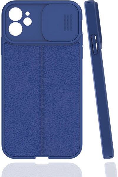 Case 4U Apple Iphone 11 Kılıf Sürgülü Niss Slide Kamera Korumalı Deri Görünüm...
