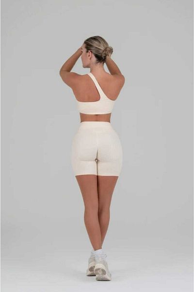 Livik Pantaloni scurți sport de lungime medie pentru femei, cu talie înaltă, jambiere de strângere