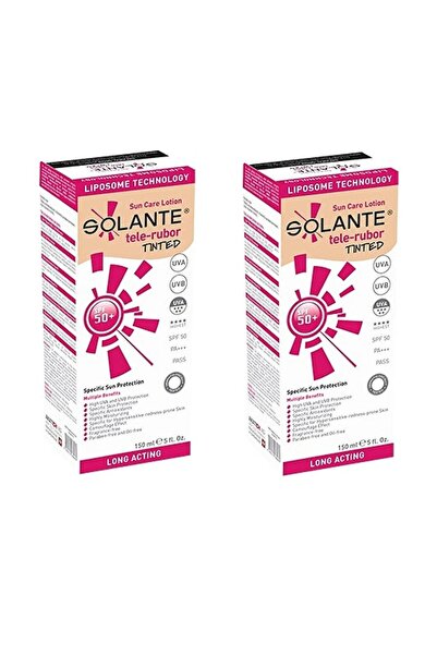 Solante Tele-rubor Tinted Spf50 Losyon 150x2 Ml