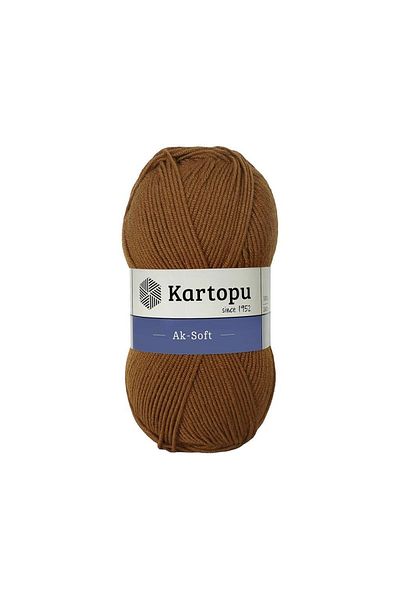 Kartopu Aksoft Cumin Color Hand Knitting Yarn K1362
