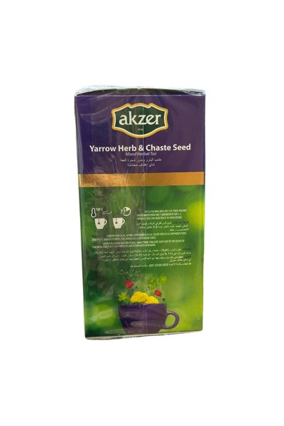 Akzer شاي الأعشاب المختلط مع بذور السيف المختلطة (2 عبوة) (60*2 كيس مفلتر) (100*2 جم)