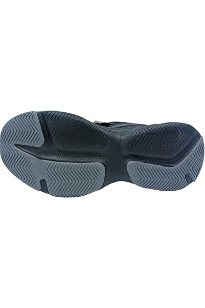 Hammer Jack 490 Kadın Erkek Siyah Platform Kalın Taban Ortopedik Sneaker Yürüyüş Outdo Spor Ayakkabı