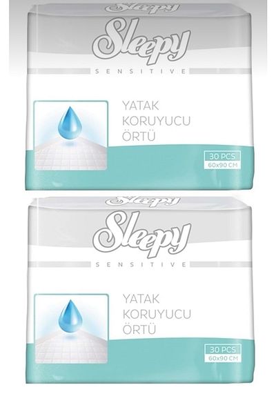 Sleepy Mattress Protector and Pee Pad 60x90cm 60 Pieces