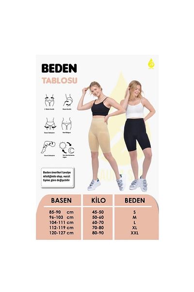 SAUNA SUIT Silicone High Waist Anti-Slip Size Reducing Black Corset Shorts