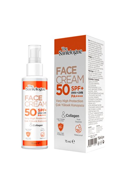 The Santelogue Collagen Yüz Koruma Kremi Spf 50+ 75 Ml