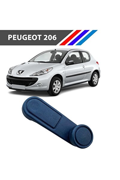 Genel Markalar Peugeot 206 Cam Açma Kolu 1 Adet Siyah Renk 1997 - 2014
