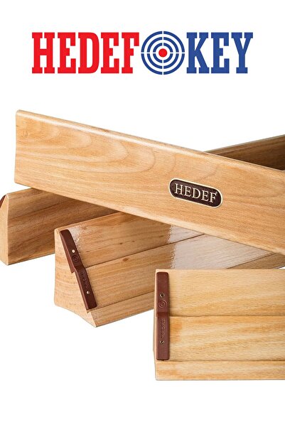 Hedef Okey Ahşap Istaka Takımı (4 ADET)