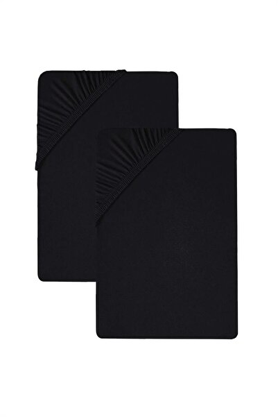 EFFE Σετ 2 τεμαχίων 120x200 εκ. Επίπεδο βαμβακερό σεντόνι με ελαστικό για μονό κρεβάτι, χτενισμένο βαμβακερό