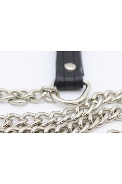 Anatolia Leather Handle Dog Walker Chain 8mm X 140cm