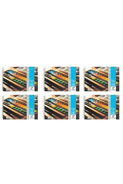 Van Gogh Bloc de culoare în apă în spirală: 300 Gr: A5: Set de 20 de coli de 6