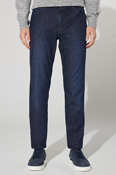AC&Co / Altınyıldız Classics Erkek Lacivert Comfort Fit Rahat Kesim Carlos De...