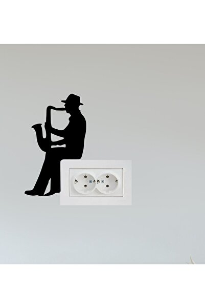 Socket-switch Top Jazz Man Wall Decoration Wooden Mdf