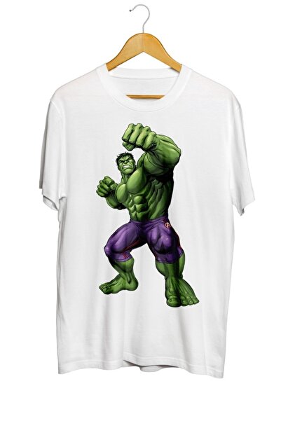 karikatürstore Marvel Comics The Incredible Hulk Baskılı Unisex Tişört