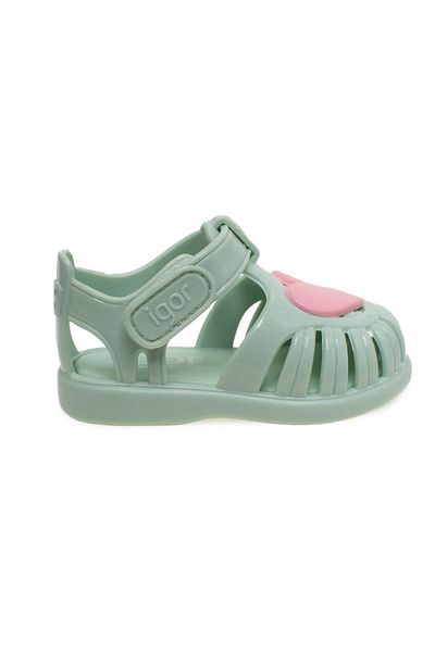 IGOR S10310 Tobby Gloss Love Green Kids Sandals