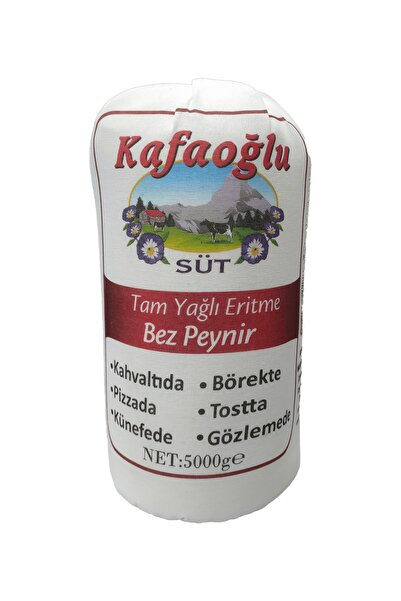 KAFAOĞLU SÜT 5 Kg Tam Yağlı Eritme Bez Peynir