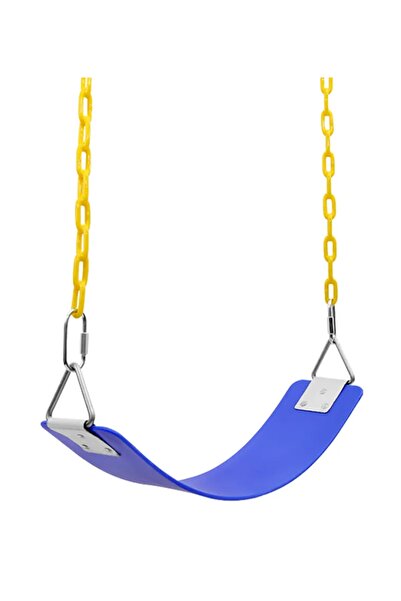 PARKSAN Kemer Salıncak Oturağı Eva Çocuk&yetişkin Için Yumuşak Plastik Kaplı Zincirli Park Salıncak Oturağı