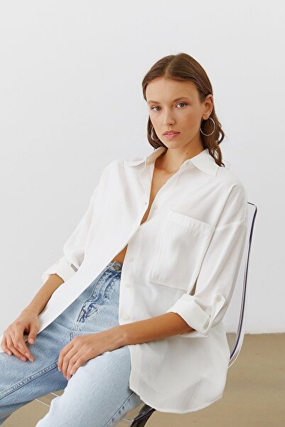 urban focus Oversize Shirt with Epaulettes