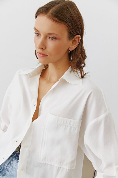 urban focus Oversize Shirt with Epaulettes