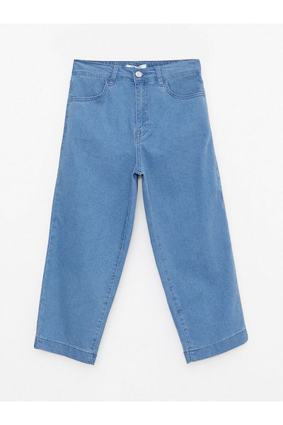 LC Waikiki Dámské rodeo Jean Capri - úzký střih rovného střihu