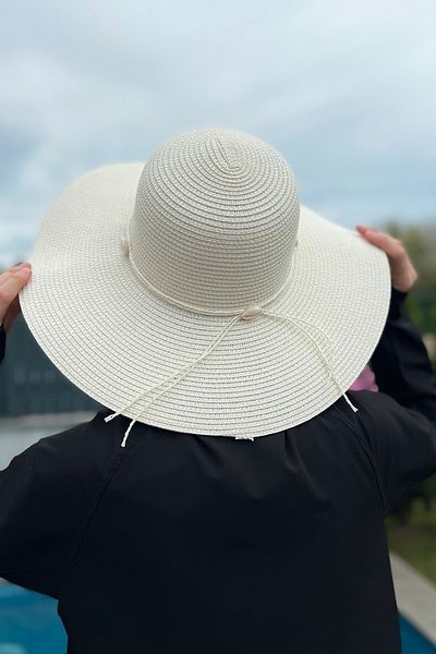 Remsa Mayo Ψάθινο καπέλο Seashell Beige Rş-26