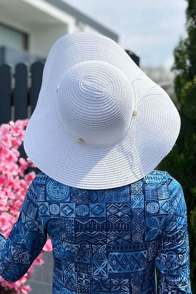 Remsa Mayo Seashell Straw Hat Ecru Rş-27