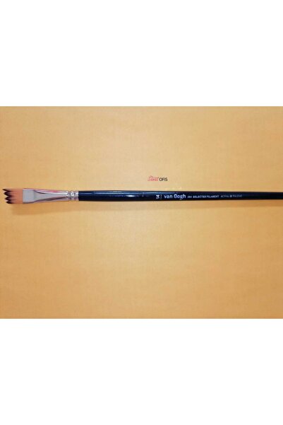 sanatofis Van Gogh 304 Series Side Cut Comb Oil/Acrylic Paint Brush No:14
