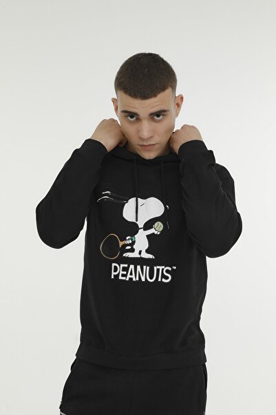 lumberjack Ml Snoopy 17snp54 2pr Μαύρο Ανδρικό Φούτερ