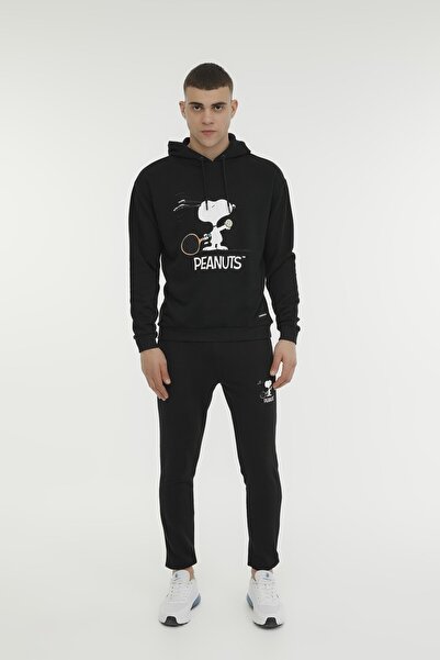 lumberjack Ml Snoopy 17snp54 2pr Μαύρο Ανδρικό Φούτερ