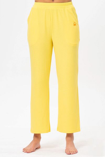 United Colors of Benetton Pantaloni de pijama galbeni pentru femei - Bnt-w20409