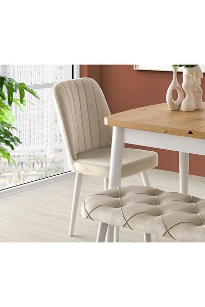 Erezogulları Mobilya Anka Yemek Odası Mutfak Sandalyesi 2 Li Set