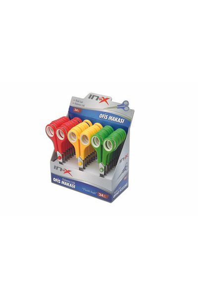 inox Office Scissors with Plastic Handle 6.5